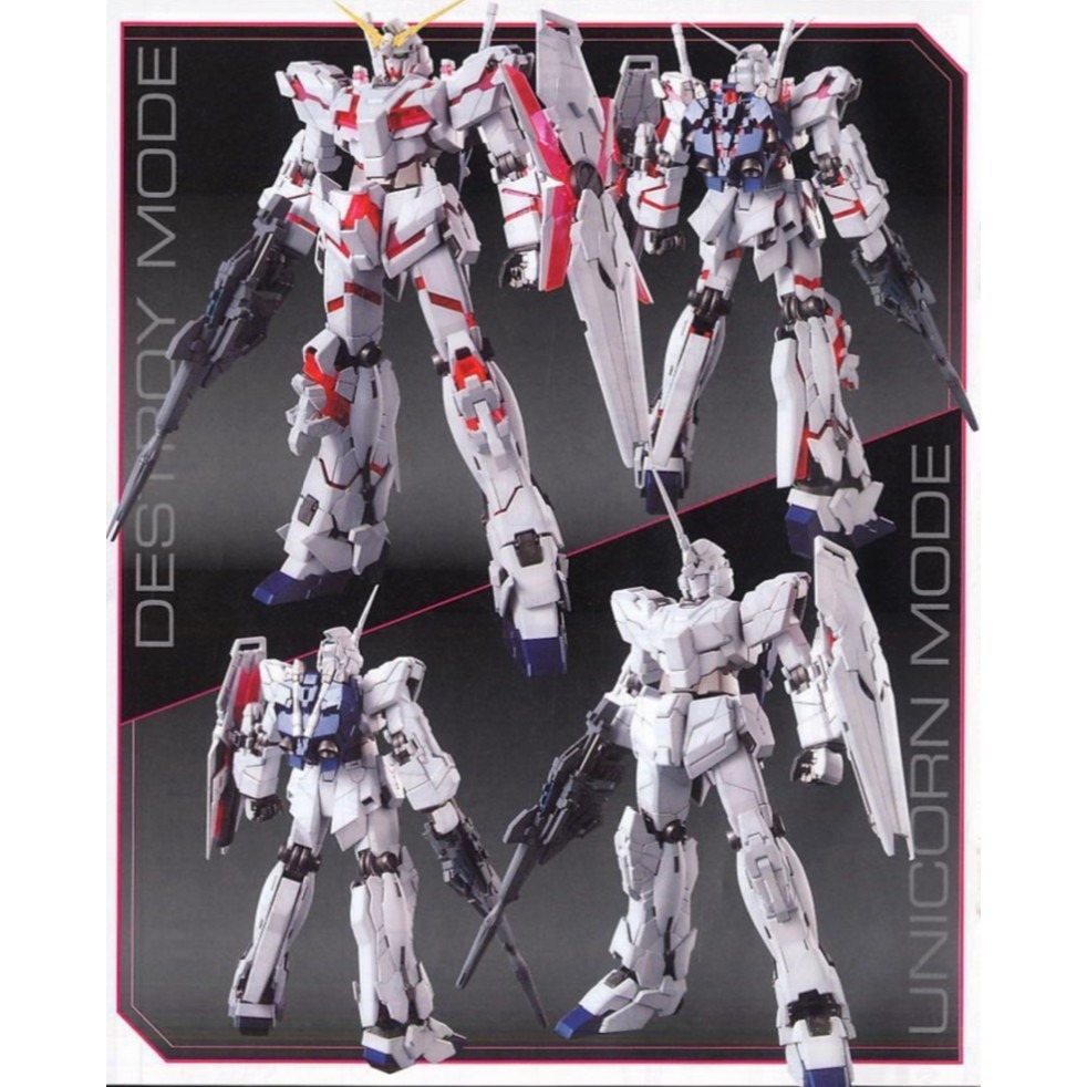 【鋼普拉】BANDAI 鋼彈UC MG 1/100 RX-0 UNICORN GUNDAM 獨角獸鋼彈 動畫配色版-細節圖3