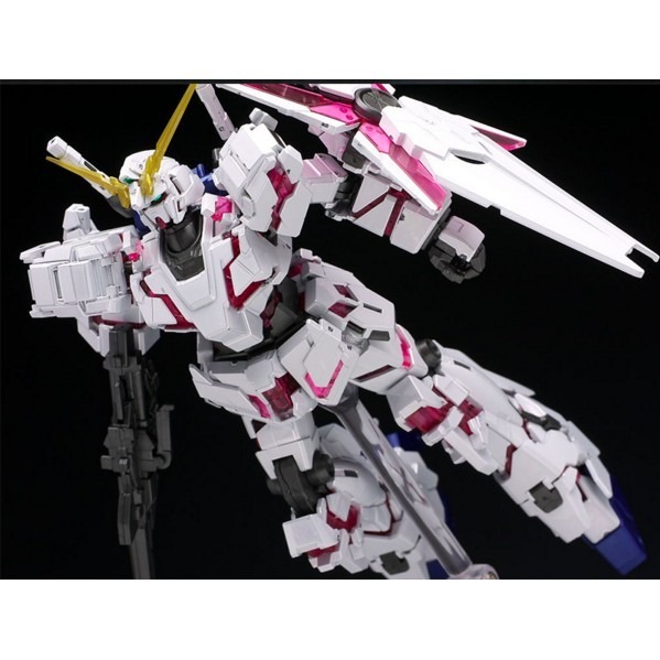 【鋼普拉】現貨 BANDAI 鋼彈 HGUC 1/144 #100 UNICORN GUNDAM 獨角獸鋼彈 破壞模式-細節圖4