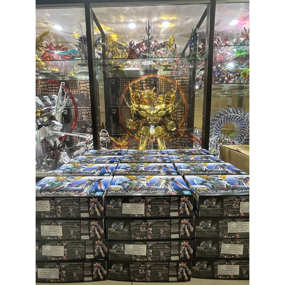 【鋼普拉】現貨 御電館 BANDAI 機動武鬥傳G RG 1/144 #37 GOD 神鋼彈 明鏡止水 神威鋼彈 電鍍版-細節圖4