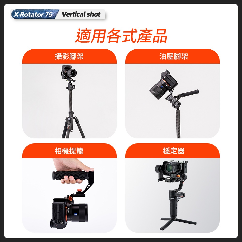 【eYe攝影】FOTOPRO X-ROTATOR 75 快轉環 機身巧旋環 橫拍 豎拍 垂直拍攝 快拆 ARCA 婚攝-細節圖9