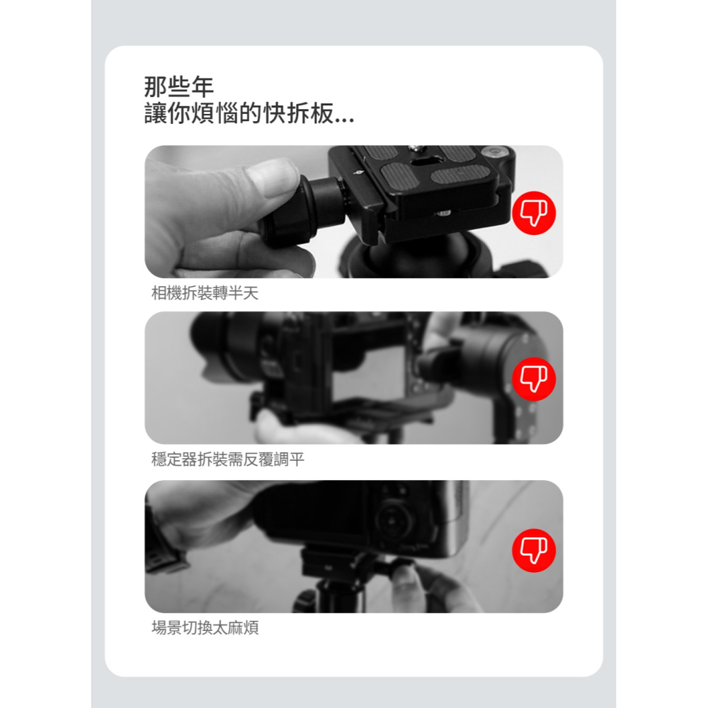 【eYe攝影】現貨 FOTOPRO RZ-1 ARCA 方形快拆底座 快速拆裝 快拆接座 快拆板 相機底座 快拆座-細節圖3