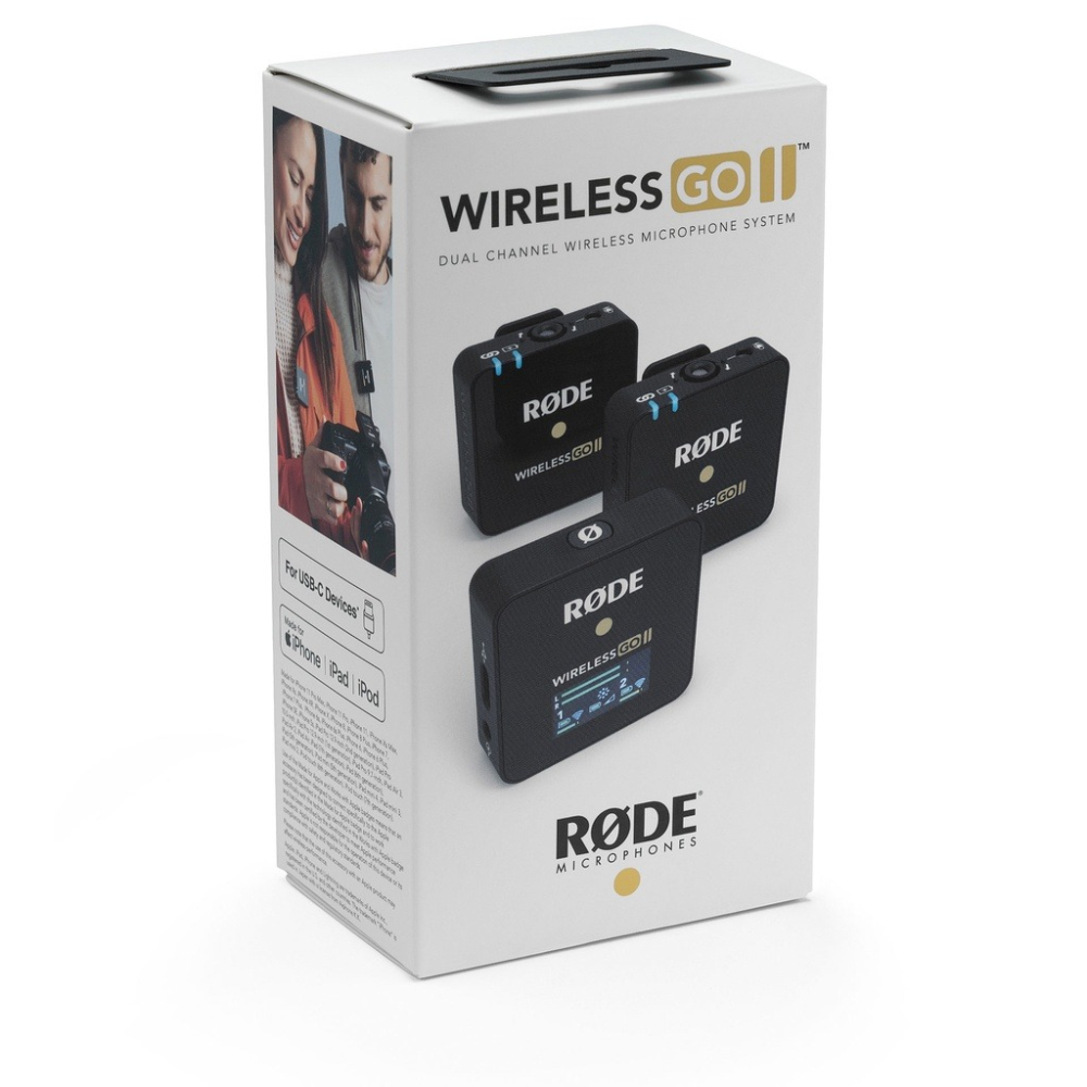 【eYe攝影】現貨 RODE Wireless GO II 2 無線麥克風 領夾式麥克風 一對二 採訪 直播 收音 平輸-細節圖2