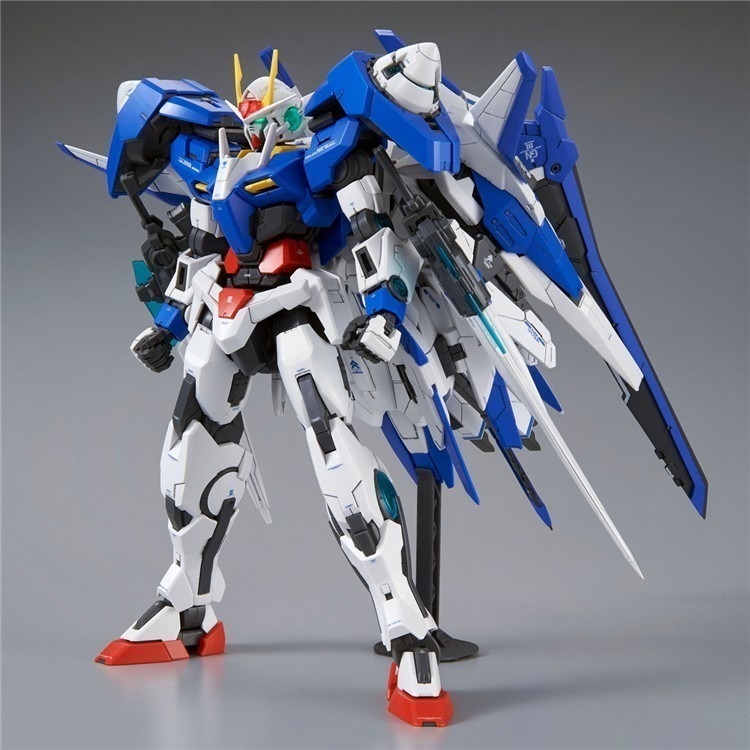 【鋼普拉】現貨 含LED燈 BANDAI 鋼彈00 MG 1/100 00 XN RAISER 斬擊強化模組 能天使鋼彈-細節圖2