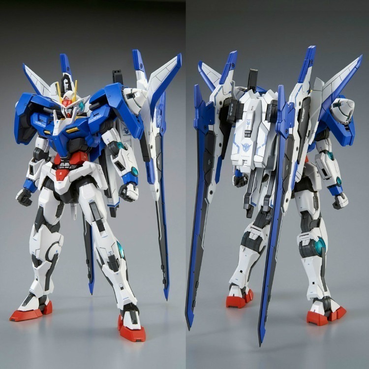 【鋼普拉】現貨 含LED燈 BANDAI 鋼彈00 MG 1/100 00 XN RAISER 斬擊強化模組 能天使鋼彈-細節圖4