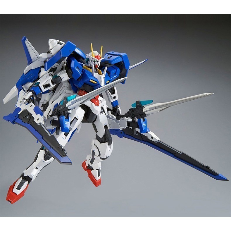 【鋼普拉】現貨 含LED燈 BANDAI 鋼彈00 MG 1/100 00 XN RAISER 斬擊強化模組 能天使鋼彈-細節圖6