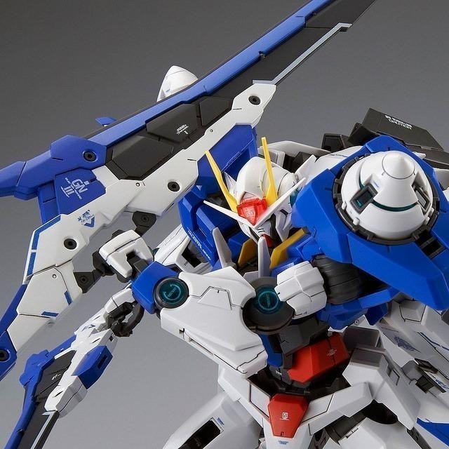 【鋼普拉】現貨 含LED燈 BANDAI 鋼彈00 MG 1/100 00 XN RAISER 斬擊強化模組 能天使鋼彈-細節圖9