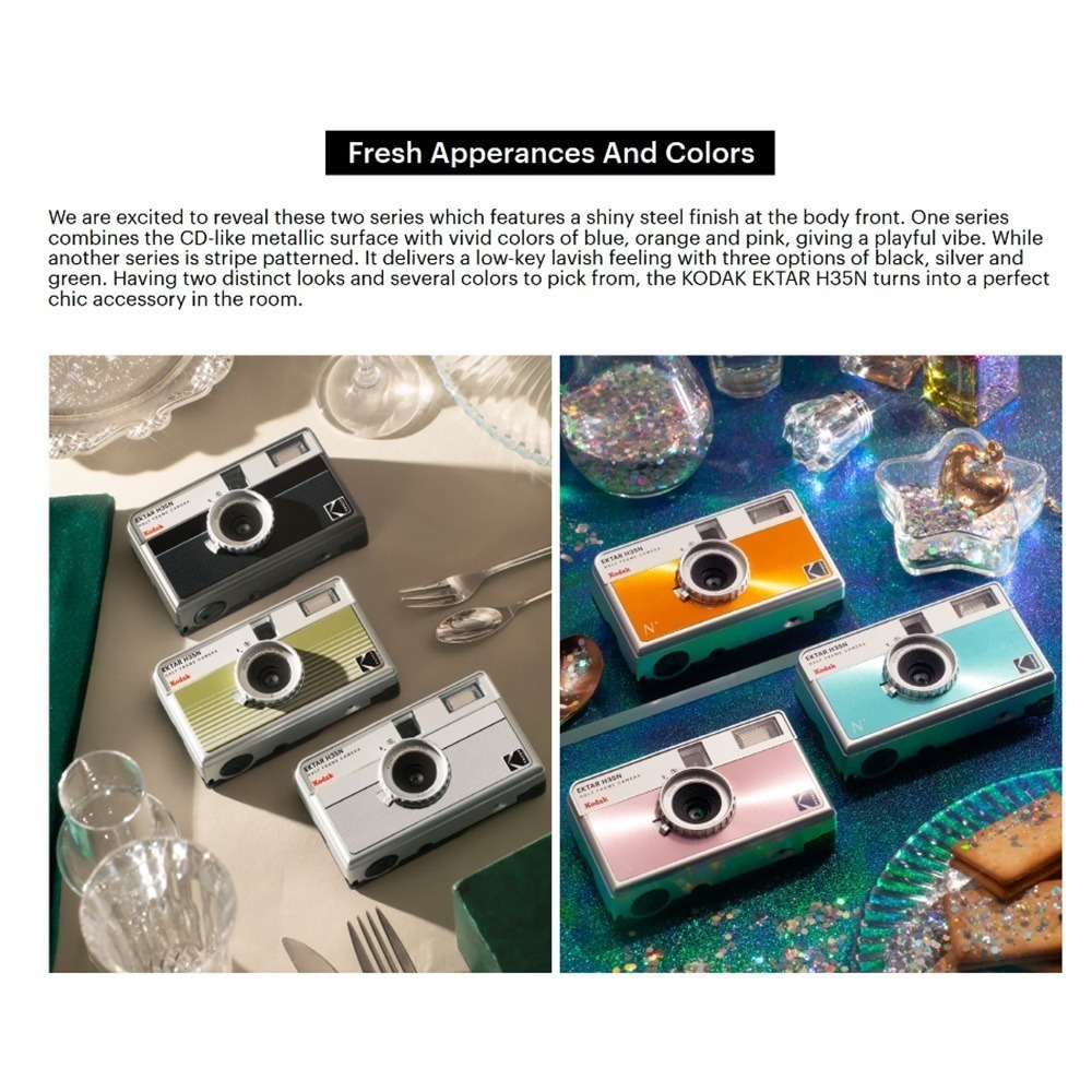 【eYe攝影】新款 含發票 送電池 柯達 KODAK EKTAR H35N 復古 底片相機 可換底片 半格相機 傻瓜相機-細節圖4