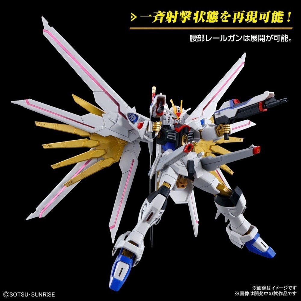 【鋼普拉】現貨 BANDAI 鋼彈 SEED FREEDOM HG 1/144 #250 全能攻擊自由 全備型攻擊自由-細節圖8