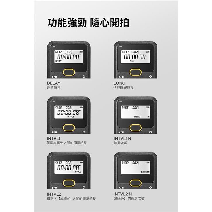 【eYe攝影】現貨 GODOX 神牛 TR-C3 無線定時 快門線 R5 R3 R5C 1D 5D3 6D2 7D2-細節圖8