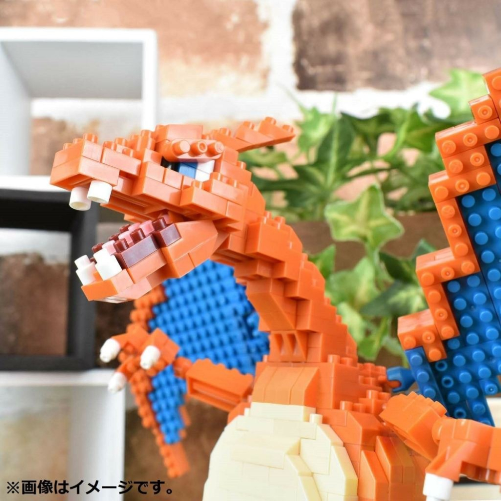 【LETGO】現貨 日本河田積木 Nanoblock 迷你積木 NBPM_080 神奇寶貝 精靈寶可夢 噴火龍 DX-細節圖7