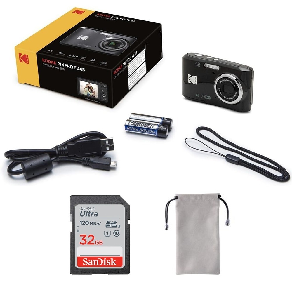 【eYe攝影】現貨 柯達 KODAK PIXPRO FZ45 16MP 數位相機 AA電池 光學變焦 隨身相機 可印日期-規格圖9