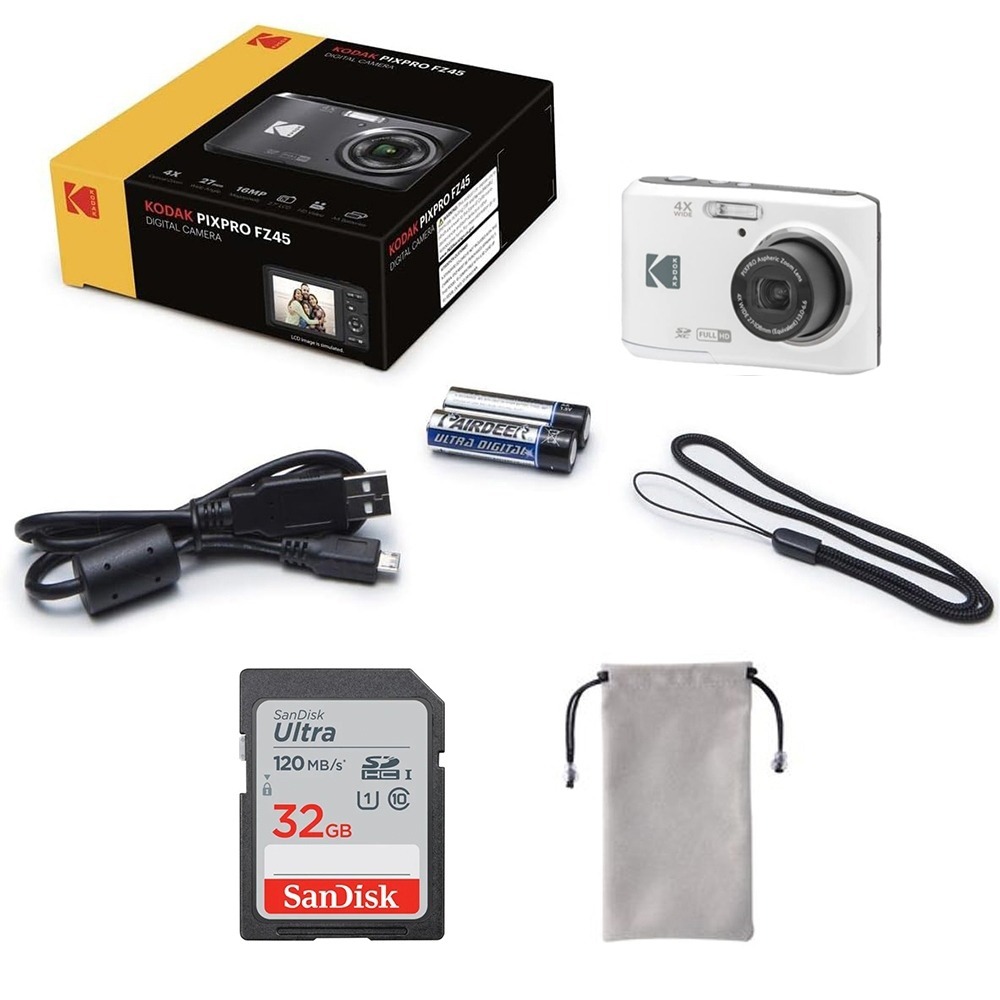 【eYe攝影】現貨 柯達 KODAK PIXPRO FZ45 16MP 數位相機 AA電池 光學變焦 隨身相機 可印日期-規格圖9