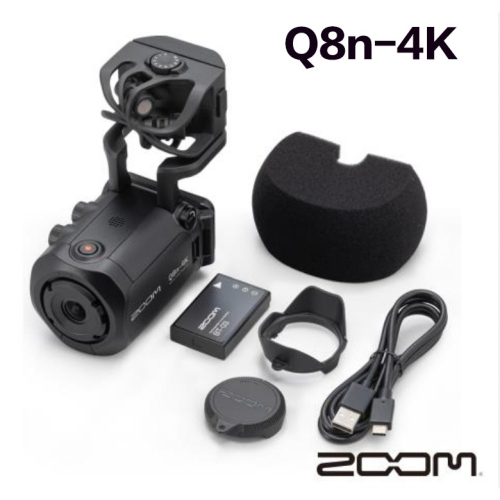 【eYe攝影】Zoom Q8N 4K 音樂攝影機 高畫質攝影機 錄影機 XLR 麥克風輸入 多軌 分軌錄音 直播 平輸