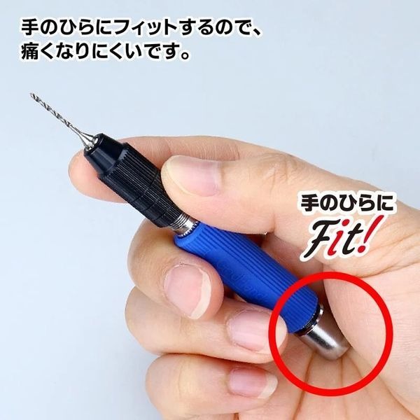 【鋼普拉】現貨 GodHand 神之手 GH-PBS-DC 精密短柄 手鑽 深夾頭型 軸徑 2.5-3.2mm 模型改造-細節圖6