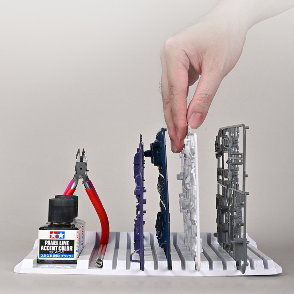【鋼普拉】現貨 模式玩造 MS094 模型板件專用架 板件架 組裝放置架 分件架 分類 鋼彈模型架 模型架 一體成型-細節圖6