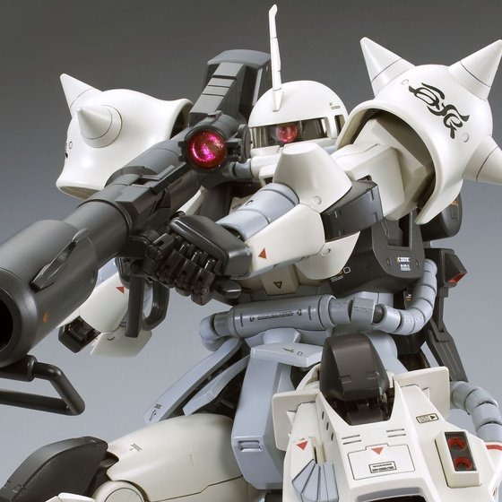【鋼普拉】現貨 PB魂商 MG 1/100 MS-06R-1A ZAKU II 白狼 松永信 SHIN 白色 薩克-細節圖3