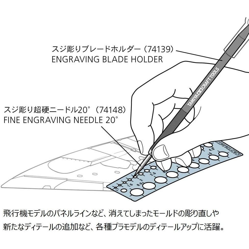 【鋼普拉】現貨 田宮 TAMIYA 74150 74154 74156 造型刻線模板 圓形板 橢圓形 方形 刻線板-細節圖4