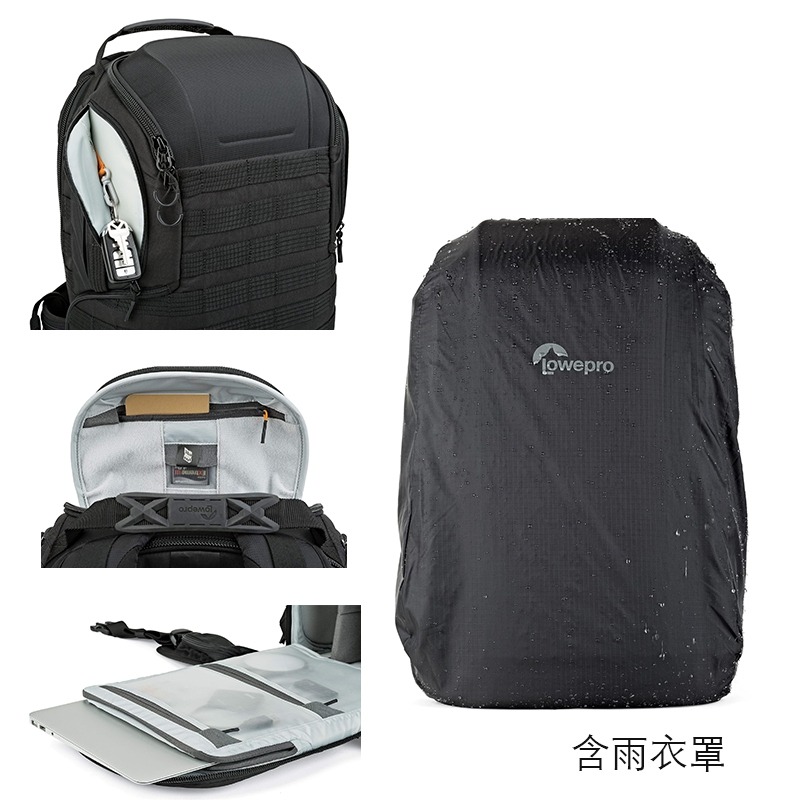 【eYe攝影】現貨 含雨衣罩 Lowepro ProTactic BP 350 AW II 領航家 雙肩後背包 相機包-細節圖8