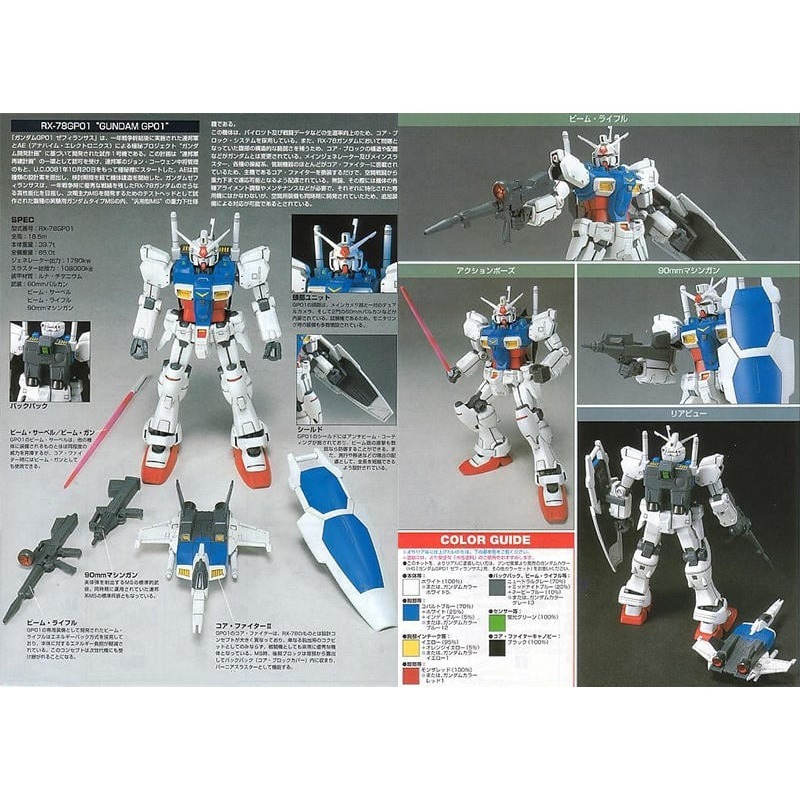 【鋼普拉】現貨 BANDAI 鋼彈UC 0083 HGUC 1/144 #013 RX-78 GP01 鋼彈試作一號機-細節圖3