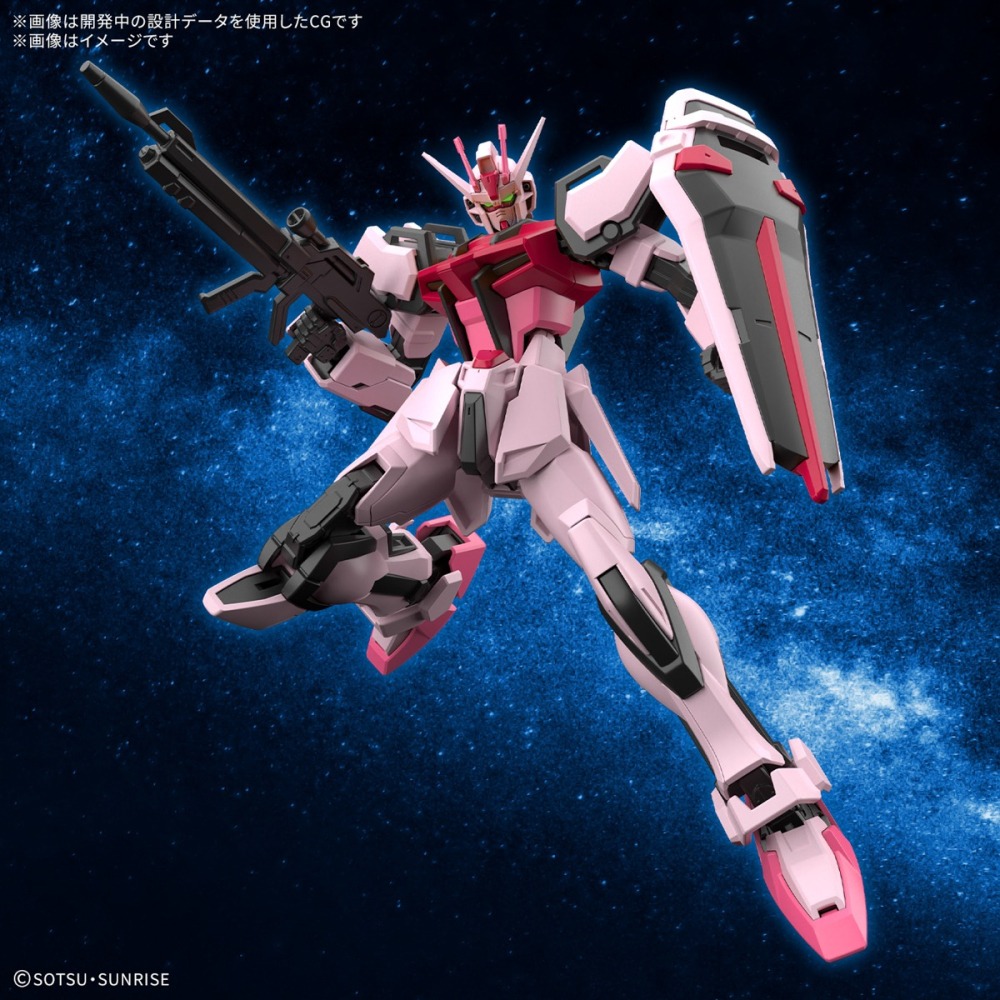 【鋼普拉】現貨 BANDAI 鋼彈SEED EG 1/144 STRIKE ROUGE 嫣紅攻擊鋼彈 組裝模型-細節圖2