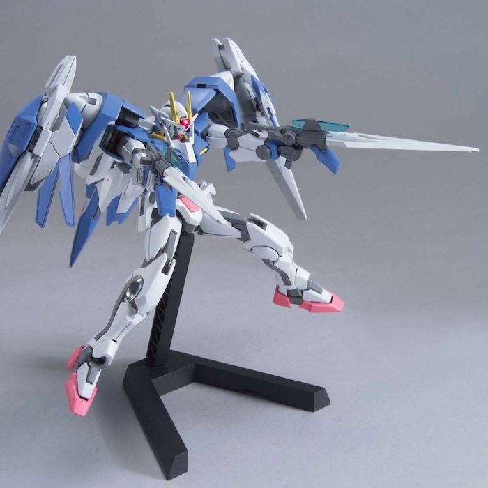 【鋼普拉】現貨 BANDAI 萬代 HG00 1/144 #38 OO鋼彈 + 強化戰機組合 RAISER 設計師配色版-細節圖4