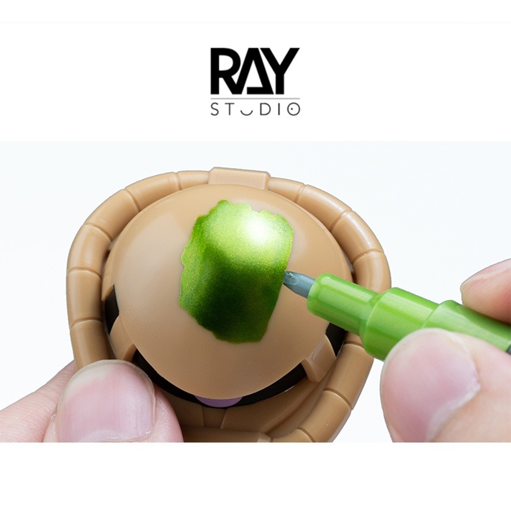 【鋼普拉】現貨 RAY 超級金屬色馬克筆EX 油性電鍍漆筆 電鍍筆 鋼彈 模型 電鍍色 上色麥克筆 鋼彈麥克筆 消色筆-細節圖3