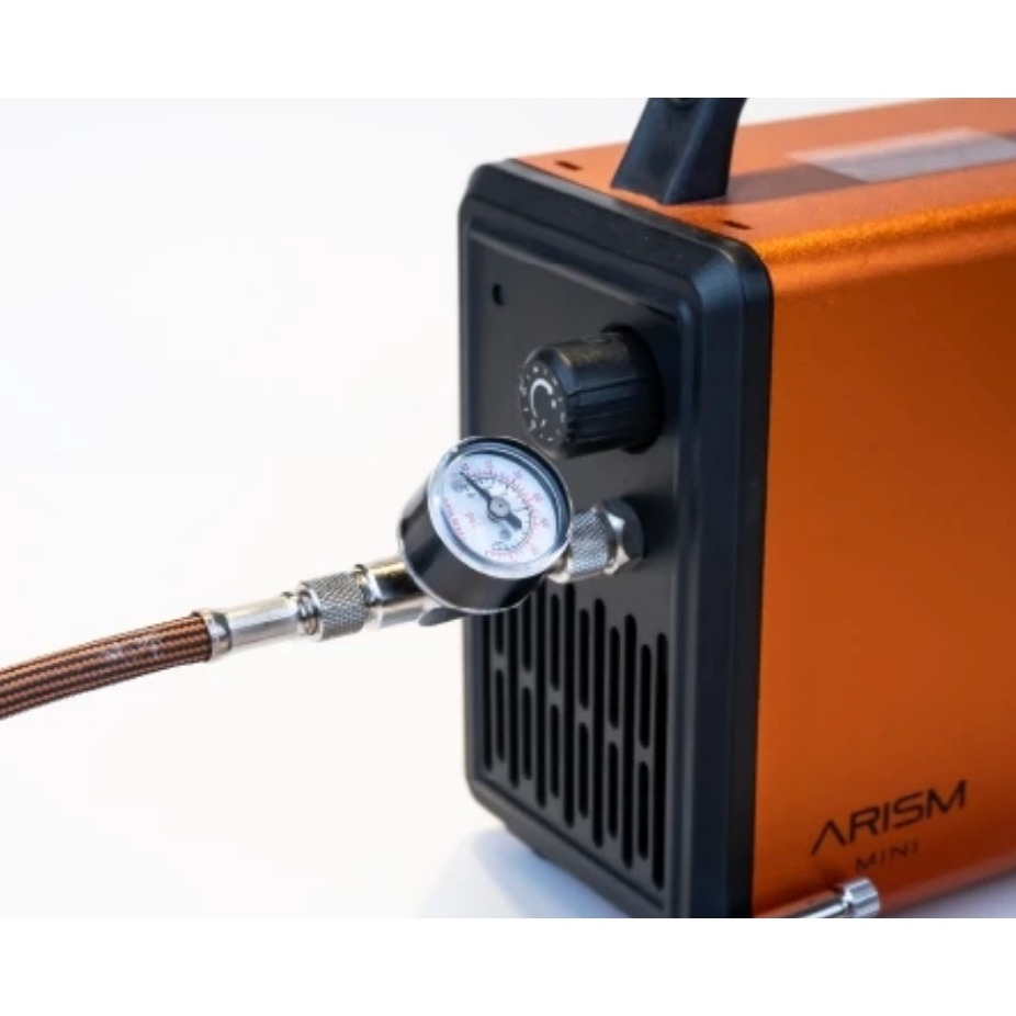 【鋼普拉】現貨 漢弓 SPARMAX 外接式 空壓機 壓力錶 壓力表 ARISM MINI Beetle 1/8＂-細節圖4