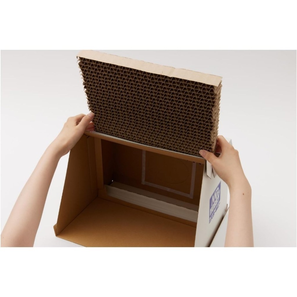 【鋼普拉】現貨 GSI GUNZE 郡式 FT04 模型噴漆 桌上型 簡易拆裝噴漆箱 噴漆室 抽風箱 紙質 需自行組裝-細節圖3