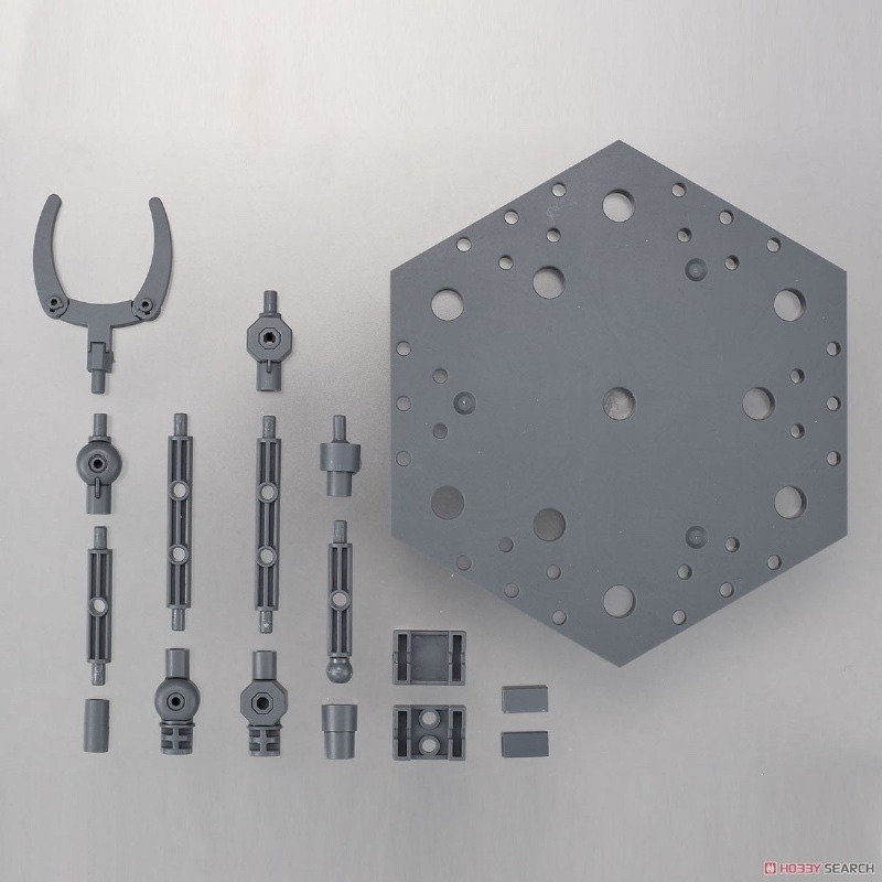 【鋼普拉】現貨 BANDAI 鋼彈 HG RG 1/144 30MM 改裝用 場景台座 #01 支架 地台-細節圖5