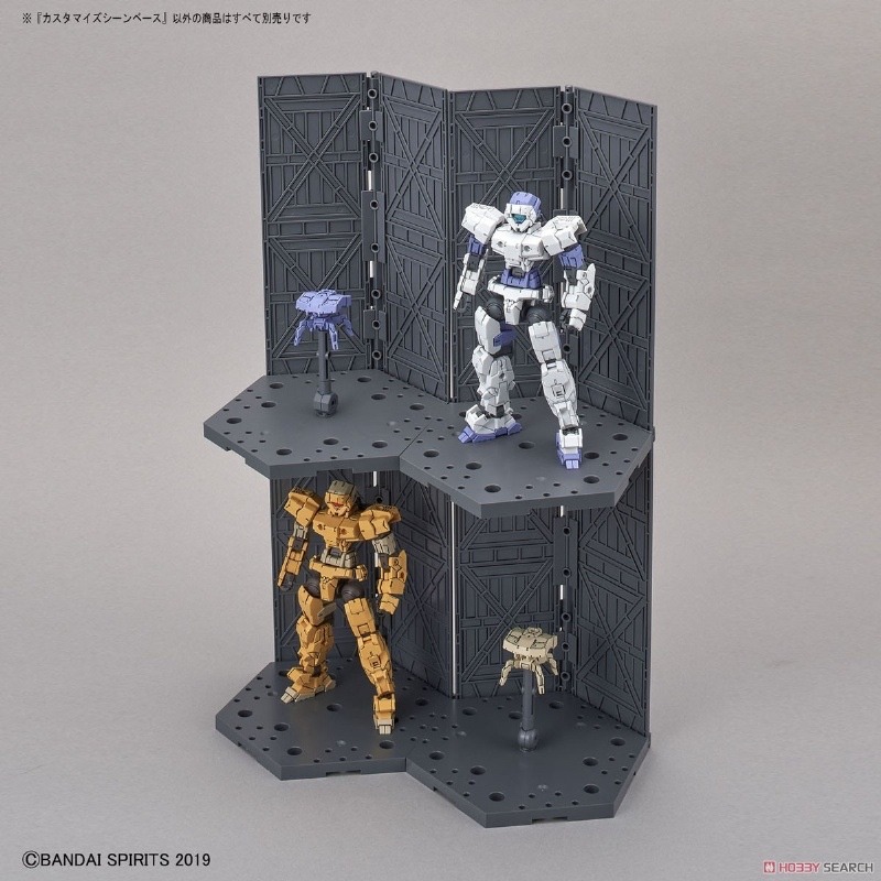 【鋼普拉】現貨 BANDAI 鋼彈 HG RG 1/144 30MM 改裝用 場景台座 #01 支架 地台-細節圖7