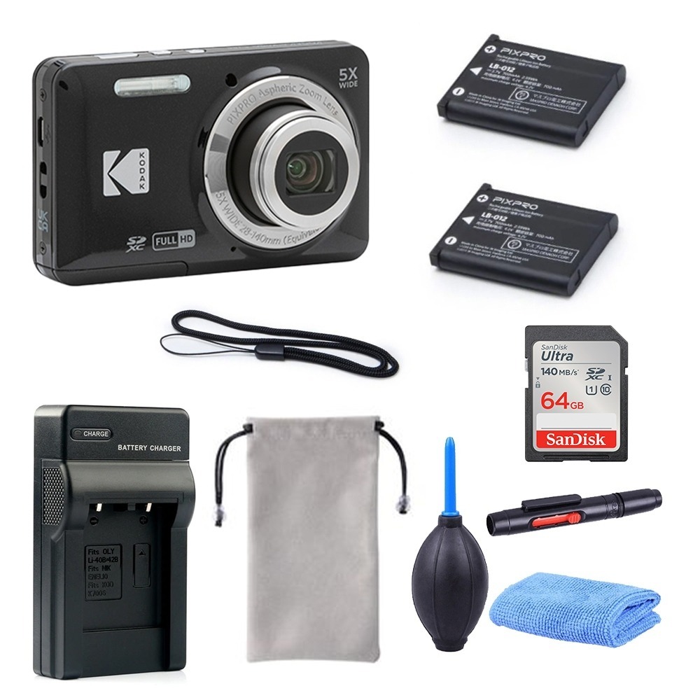 【eYe攝影】現貨 含稅 日本 柯達 KODAK PIXPRO FZ55 16MP 數位相機 5X 光學變焦 傻瓜相機-規格圖9