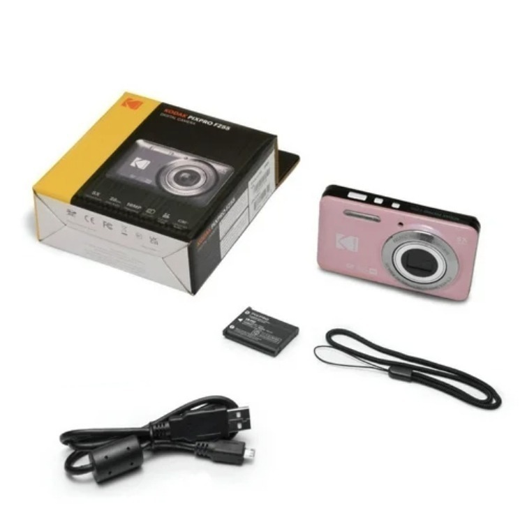 【eYe攝影】現貨 含稅 柯達 KODAK PIXPRO FZ55 16MP 數位相機 5X 光學變焦 傻瓜相機 復古-規格圖9