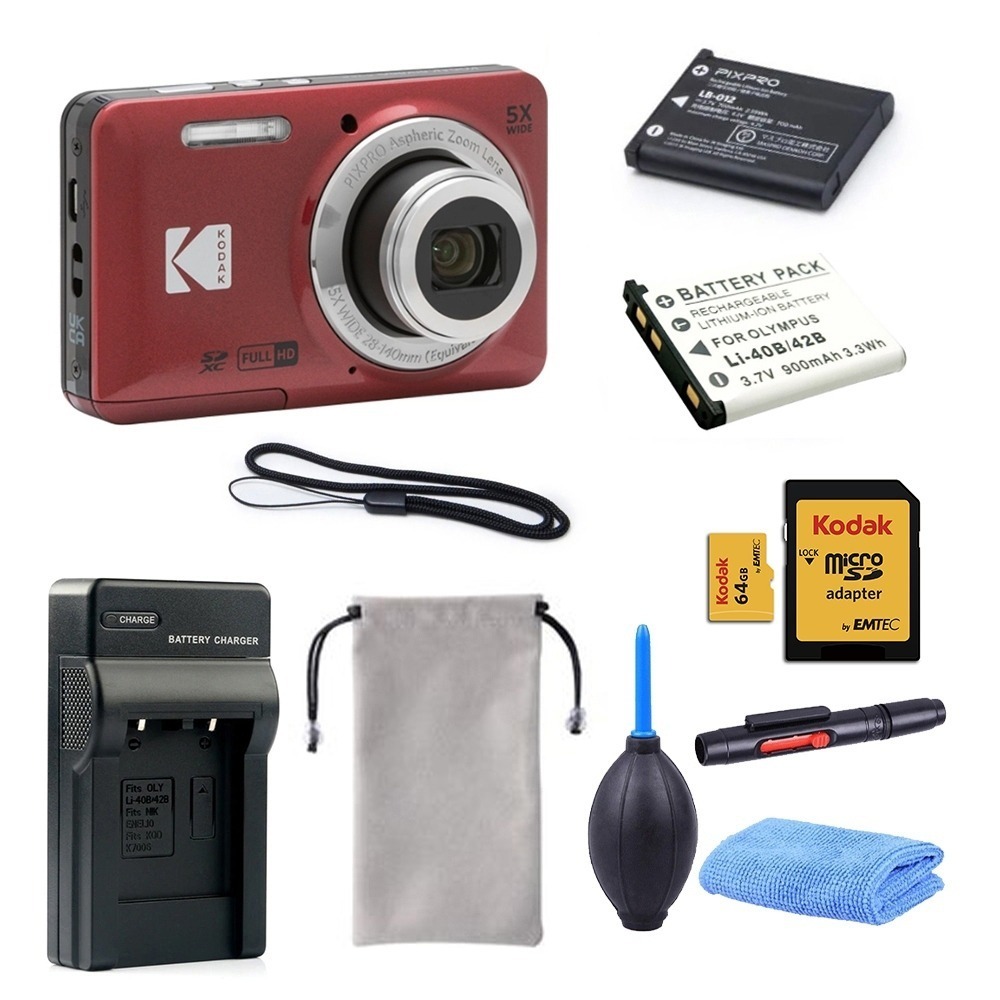 【eYe攝影】現貨 含稅 柯達 KODAK PIXPRO FZ55 16MP 數位相機 5X 光學變焦 傻瓜相機 復古-規格圖9