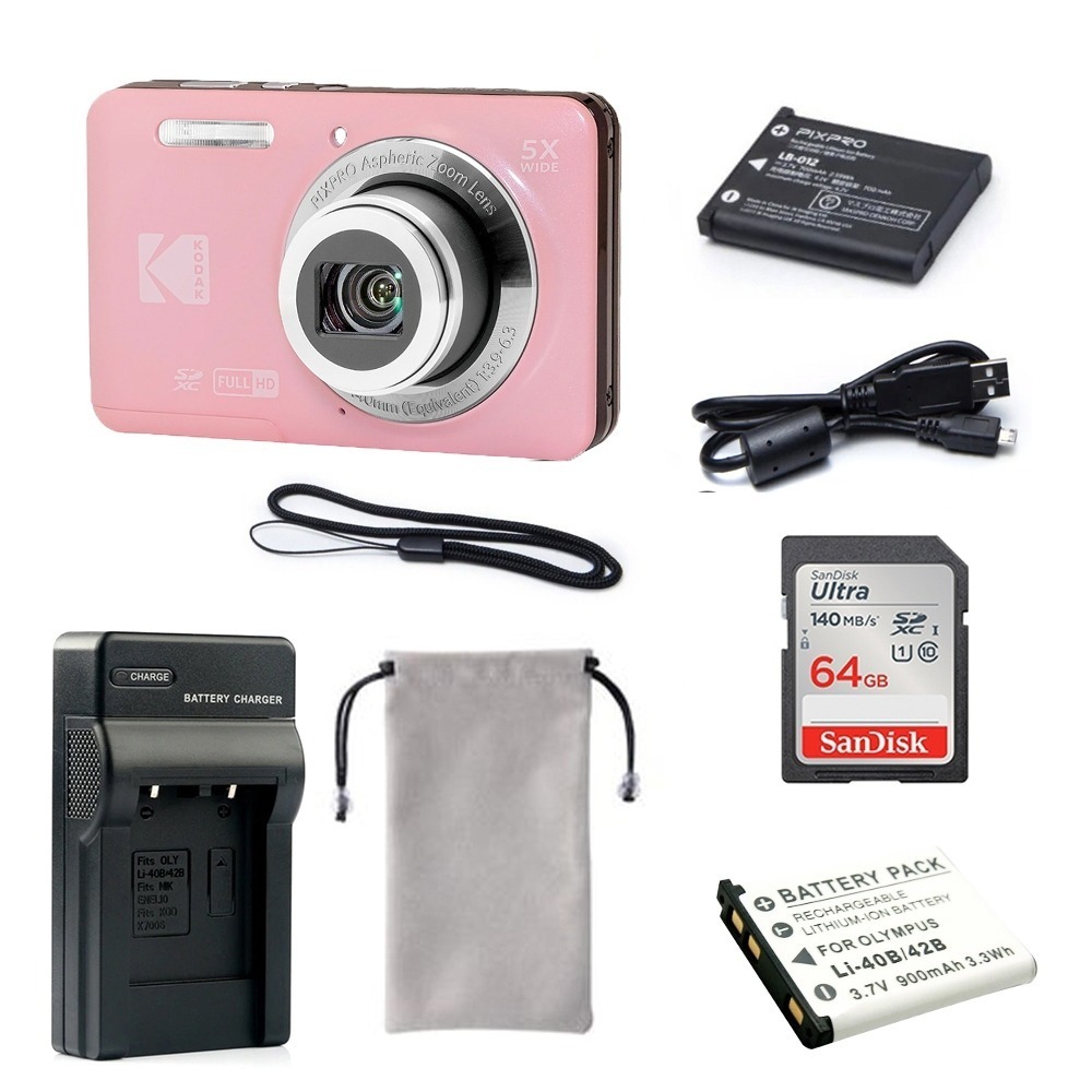 【eYe攝影】現貨 含稅 柯達 KODAK PIXPRO FZ55 16MP 數位相機 5X 光學變焦 傻瓜相機 復古-規格圖9