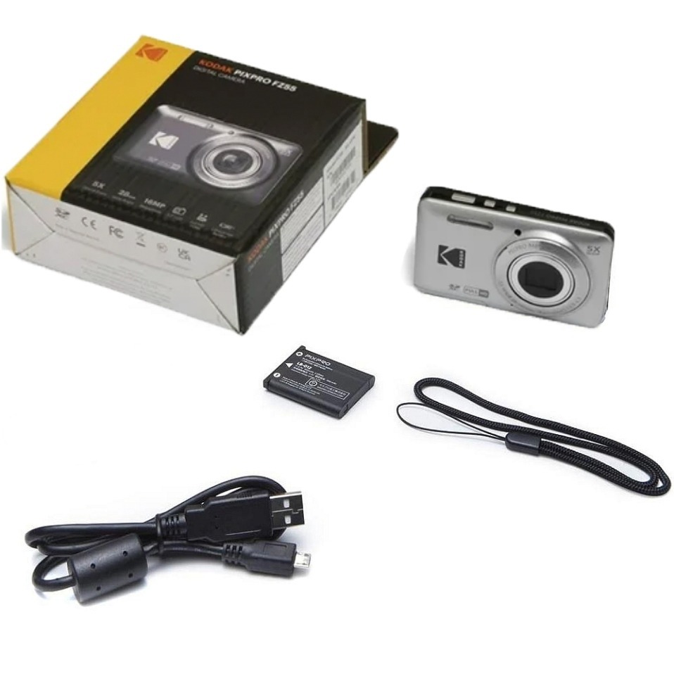 【eYe攝影】現貨 含稅 柯達 KODAK PIXPRO FZ55 16MP 數位相機 5X 光學變焦 傻瓜相機 復古-規格圖9