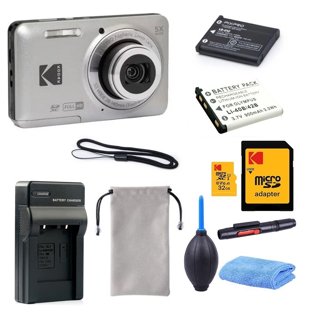 【eYe攝影】現貨 含稅 柯達 KODAK PIXPRO FZ55 16MP 數位相機 5X 光學變焦 傻瓜相機 復古-規格圖9