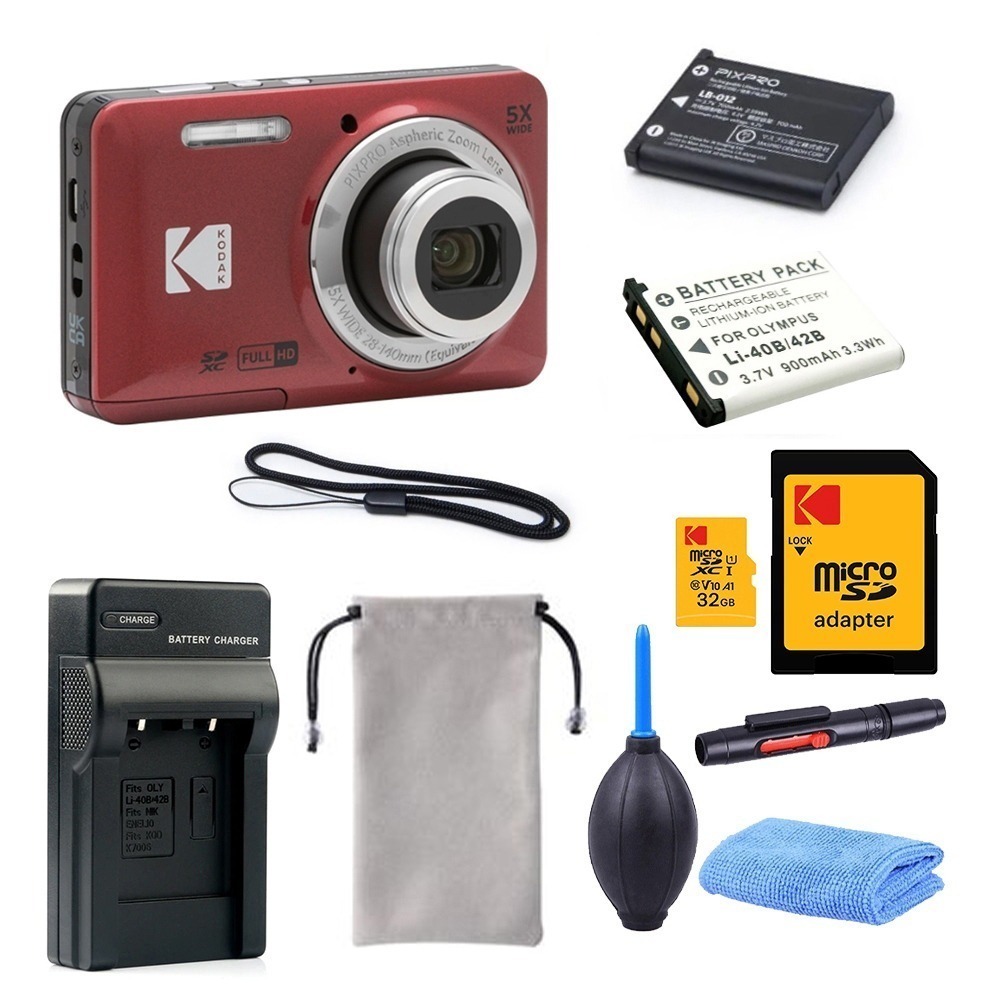 【eYe攝影】現貨 含稅 柯達 KODAK PIXPRO FZ55 16MP 數位相機 5X 光學變焦 傻瓜相機 復古-規格圖9