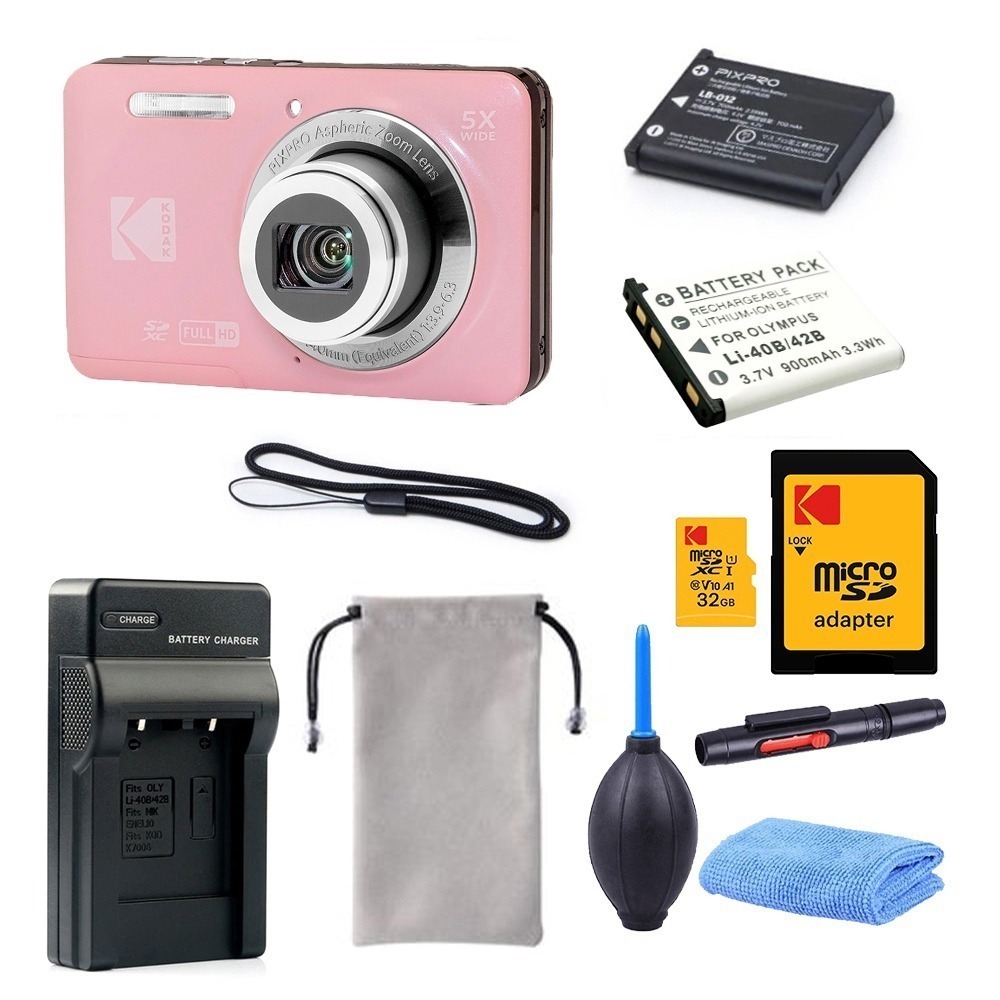 【eYe攝影】現貨 含稅 柯達 KODAK PIXPRO FZ55 16MP 數位相機 5X 光學變焦 傻瓜相機 復古-規格圖9
