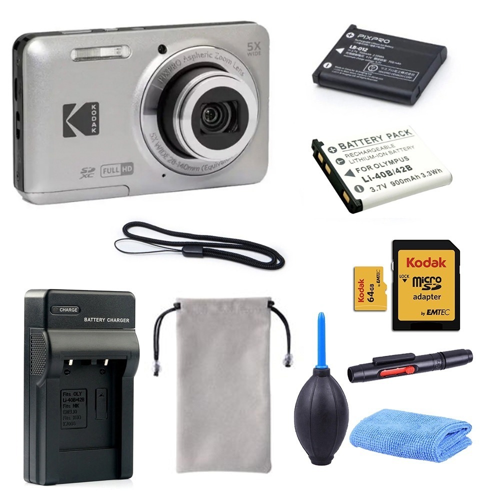 【eYe攝影】現貨 含稅 柯達 KODAK PIXPRO FZ55 16MP 數位相機 5X 光學變焦 傻瓜相機 復古-規格圖9