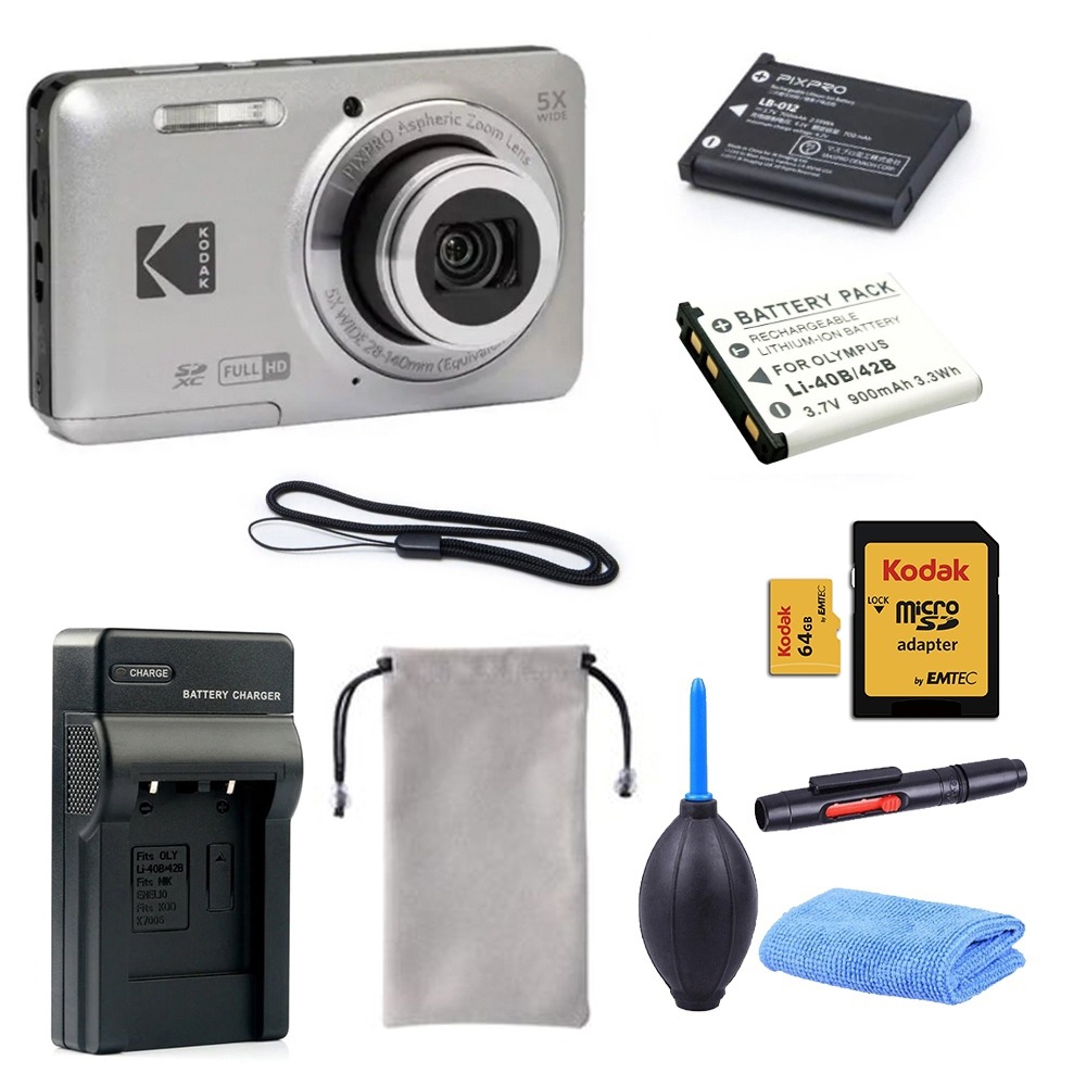 【eYe攝影】現貨 含稅 柯達 KODAK PIXPRO FZ55 16MP 數位相機 5X 光學變焦 傻瓜相機 復古-規格圖9