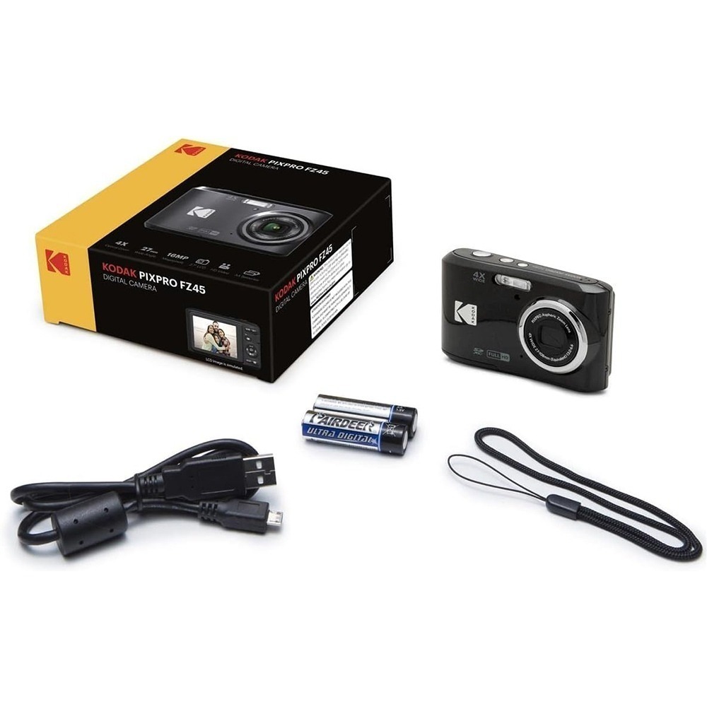 【eYe攝影】現貨 柯達 KODAK PIXPRO FZ45 16MP 數位相機 AA電池 光學變焦 隨身相機 可印日期-規格圖9