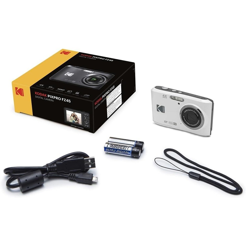 【eYe攝影】現貨 柯達 KODAK PIXPRO FZ45 16MP 數位相機 AA電池 光學變焦 隨身相機 可印日期-規格圖9