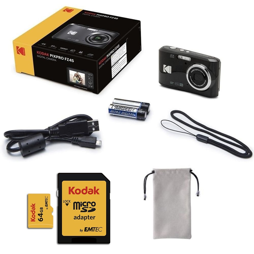 【eYe攝影】現貨 柯達 KODAK PIXPRO FZ45 16MP 數位相機 AA電池 光學變焦 隨身相機 可印日期-規格圖9