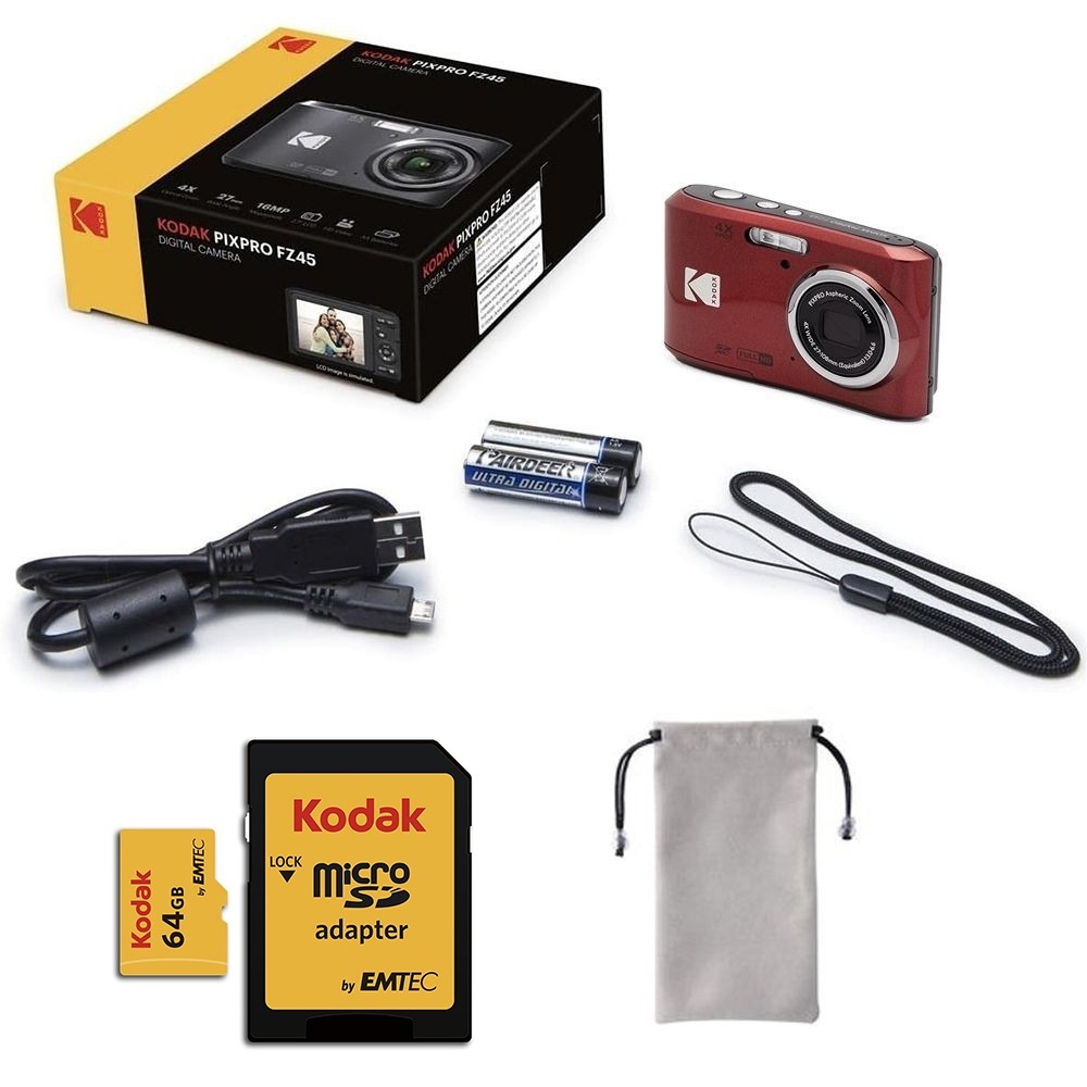 【eYe攝影】現貨 柯達 KODAK PIXPRO FZ45 16MP 數位相機 AA電池 光學變焦 隨身相機 可印日期-規格圖9