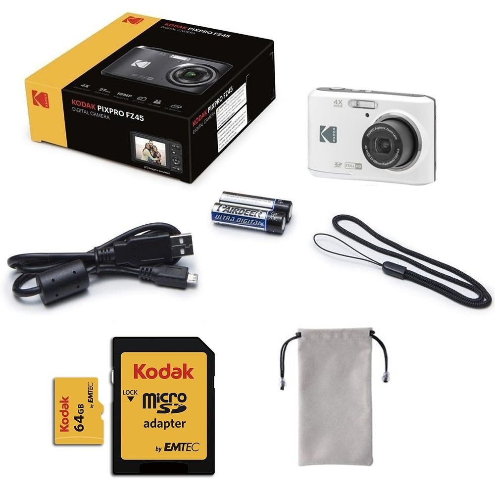 【eYe攝影】現貨 柯達 KODAK PIXPRO FZ45 16MP 數位相機 AA電池 光學變焦 隨身相機 可印日期-規格圖9
