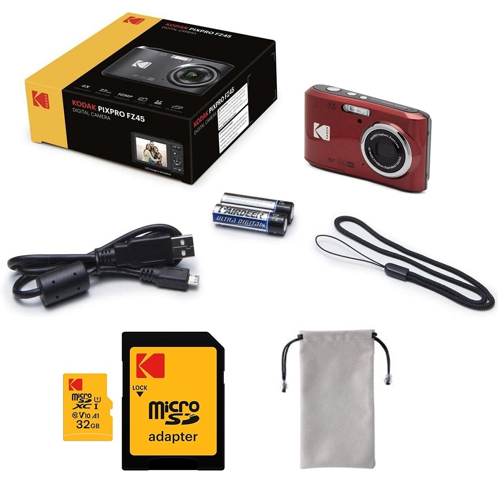 【eYe攝影】現貨 柯達 KODAK PIXPRO FZ45 16MP 數位相機 AA電池 光學變焦 隨身相機 可印日期-規格圖9