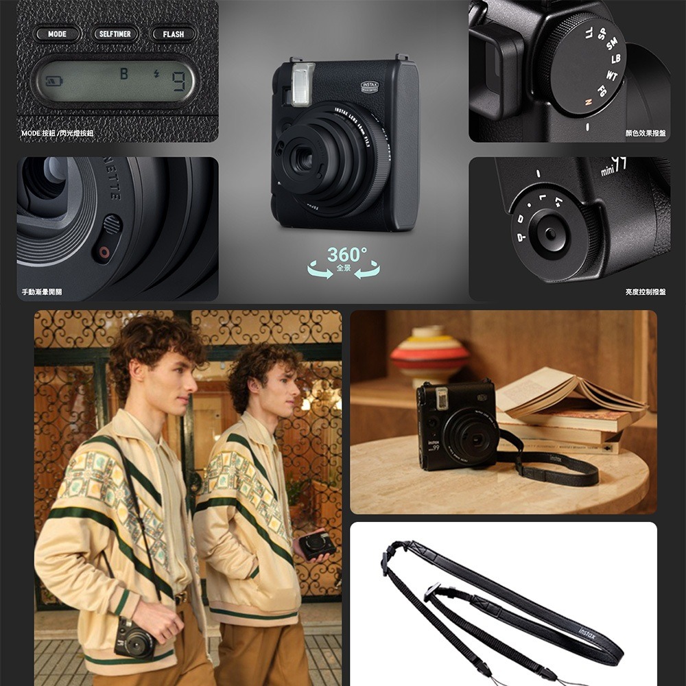 【eYe攝影】全新 FUJIFILM 富士 Instax MINI 99 拍立得相機 馬上看 即可拍 高階底片 平輸-細節圖6