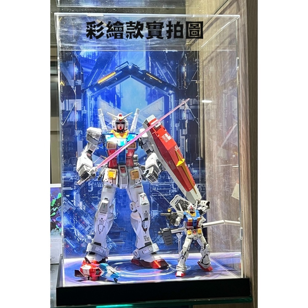 【鋼普拉】現貨 PG 1/60 鋼彈 模型 高透光 壓克力 展示盒 防塵盒 收納盒 組合式 透明展示箱 組裝 不需黏膠-細節圖4