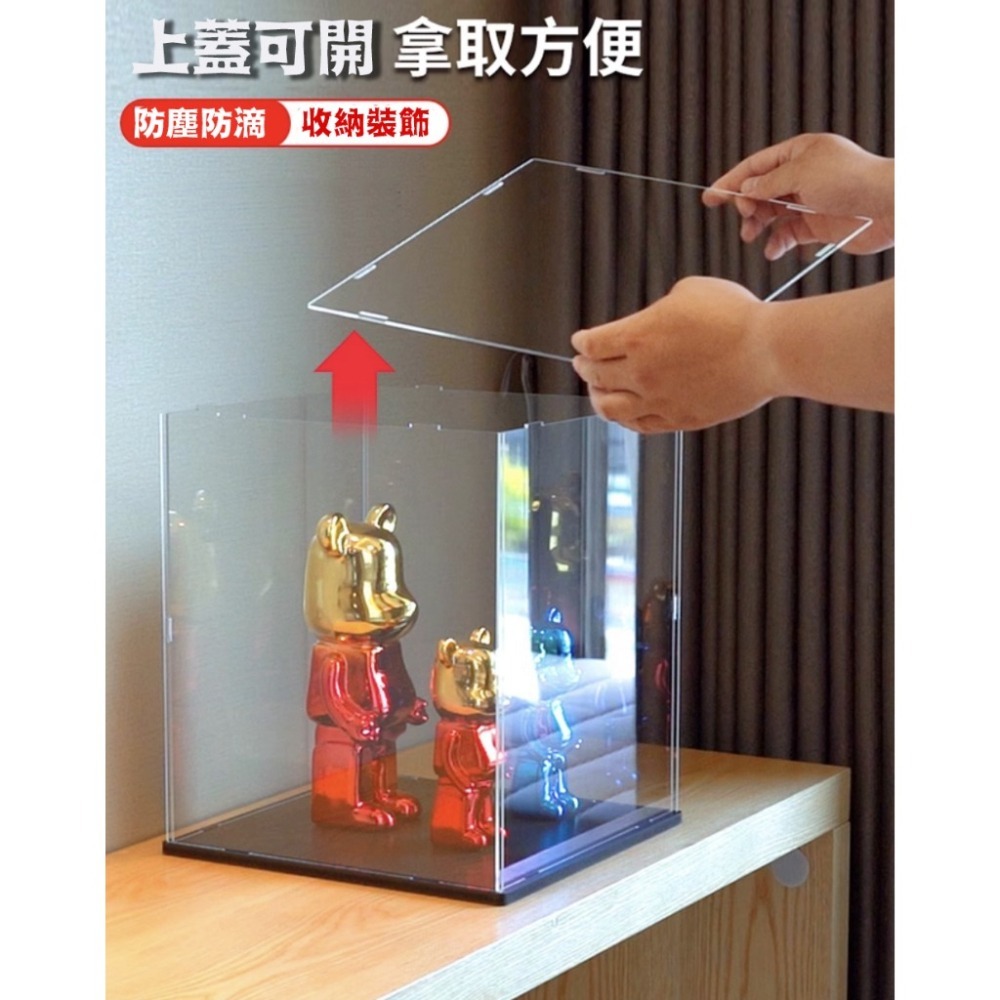 【鋼普拉】現貨 PG 1/60 鋼彈 模型 高透光 壓克力 展示盒 防塵盒 收納盒 組合式 透明展示箱 組裝 不需黏膠-細節圖5