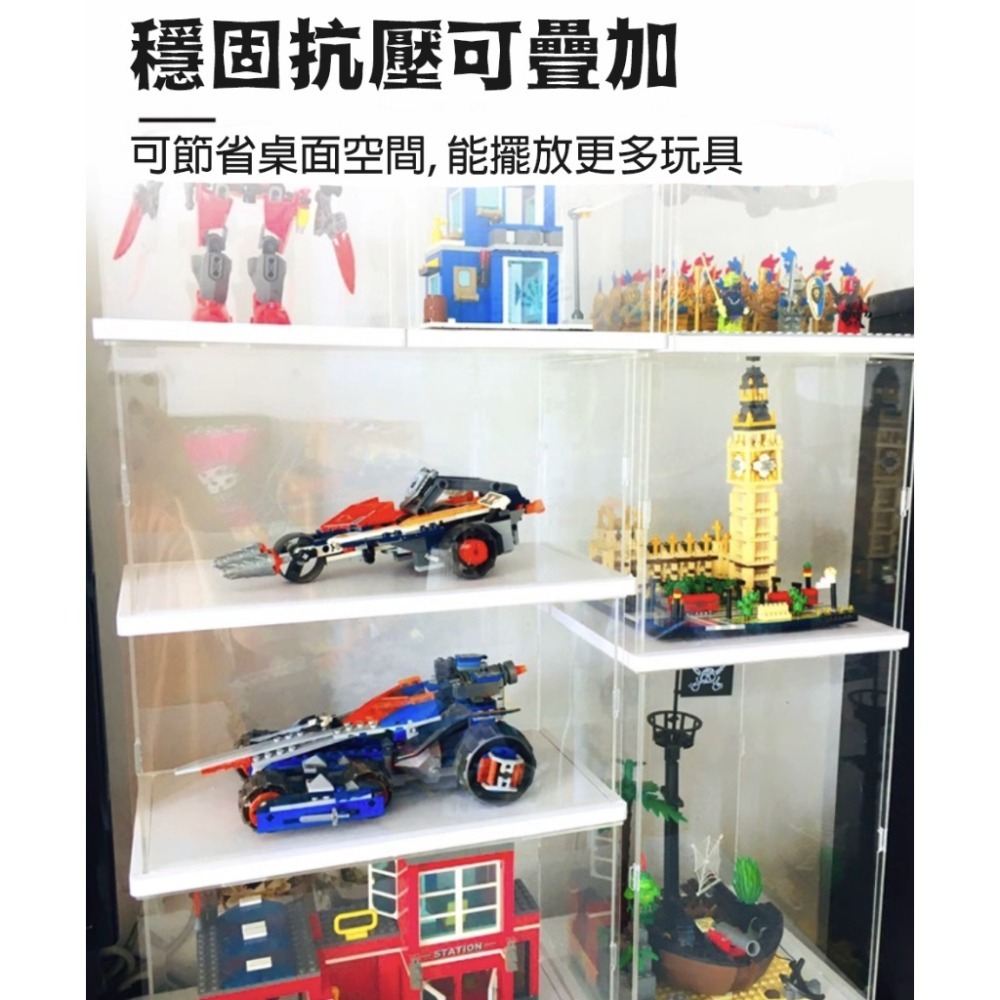 【鋼普拉】現貨 PG 1/60 鋼彈 模型 高透光 壓克力 展示盒 防塵盒 收納盒 組合式 透明展示箱 組裝 不需黏膠-細節圖6